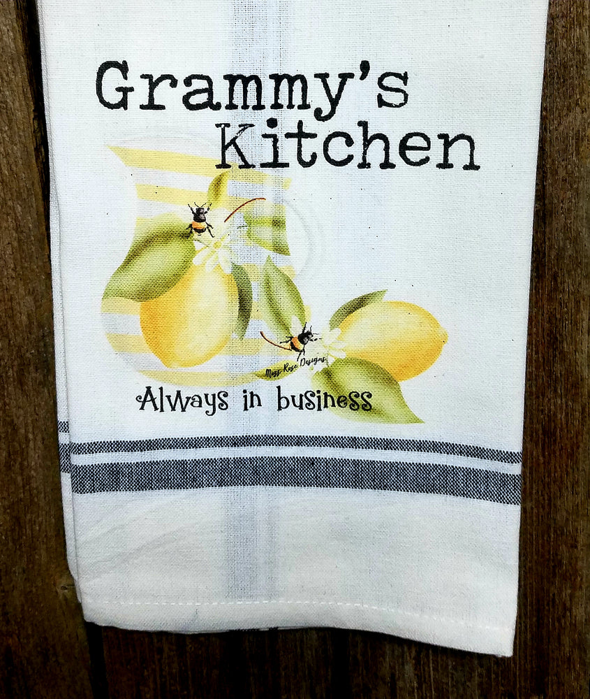 Grammy's Kitchen Lemonade and Bees Kitchen Towel