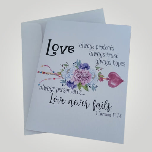 Love Always Protects Note Card